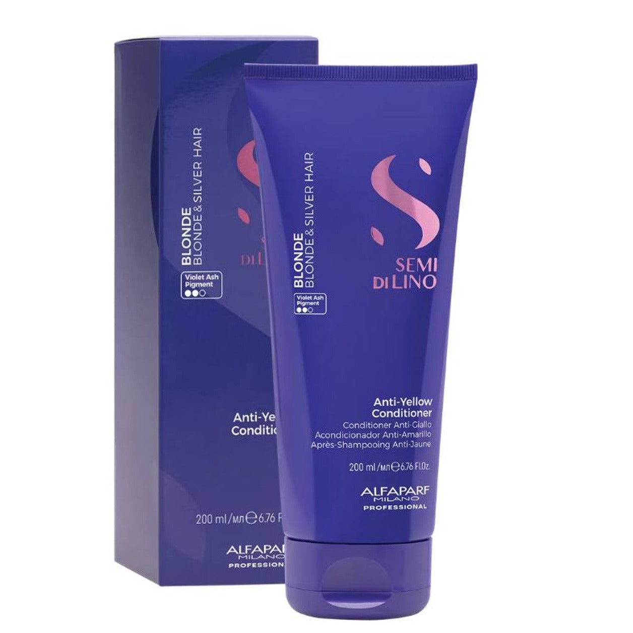 Alfaparf Semi Di Lino Anti-Yellow Blonde Conditioner 200ml